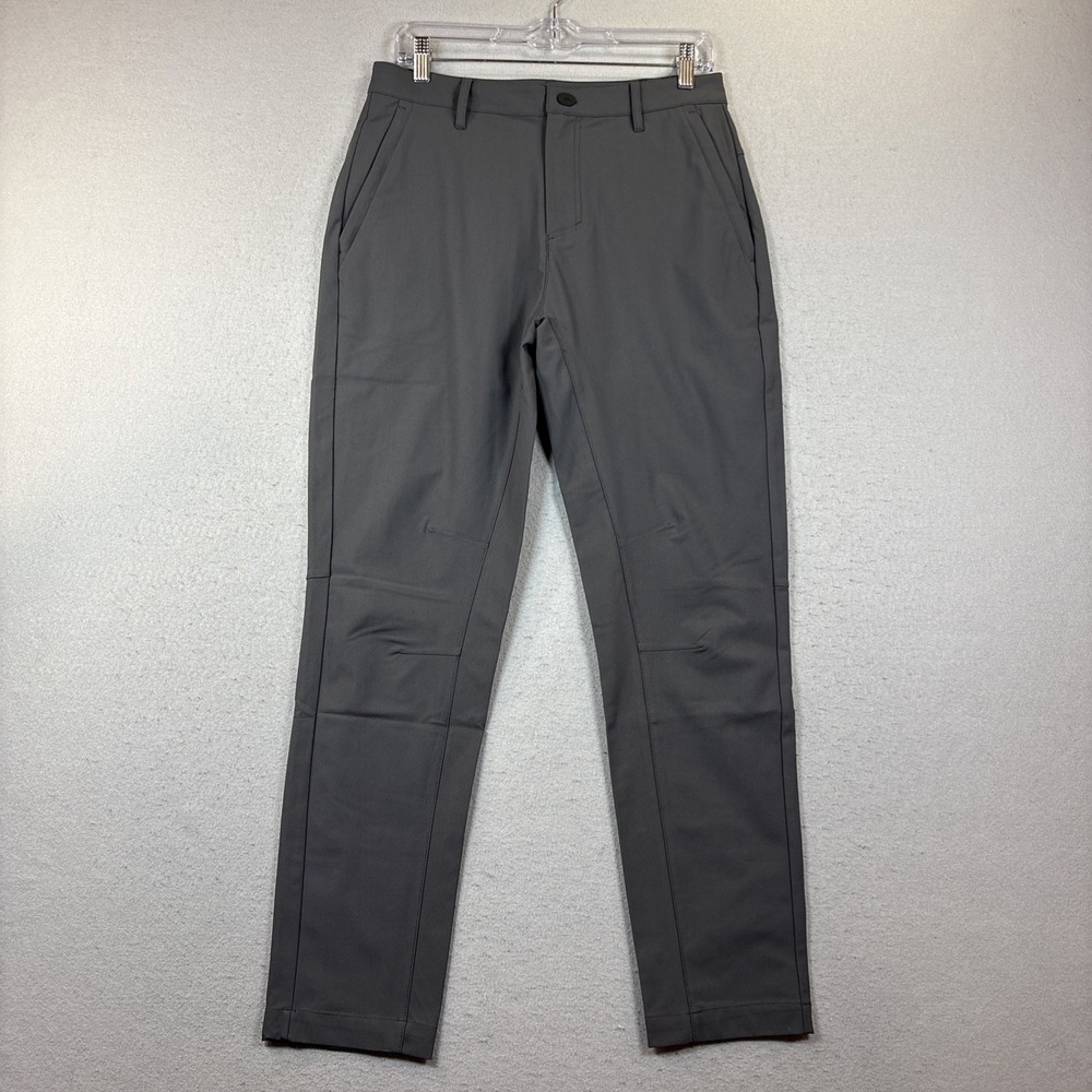 Legends Pants Mens 31 Gray‎ Chino Aviation Slim Fit Performance Stretch